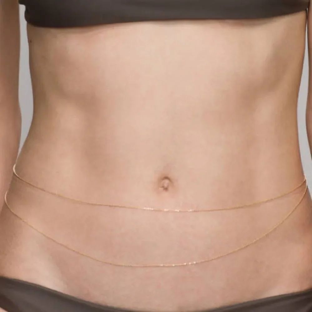 dainty Gold belly Chain A1450